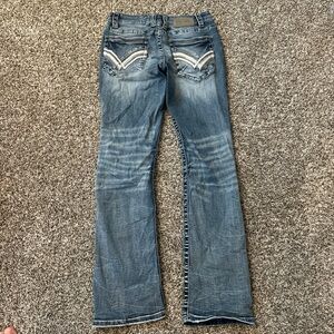 buckle black blue jeans